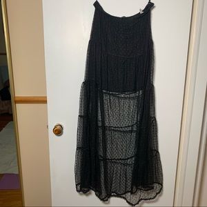Black lace Forever 21 skirt - M